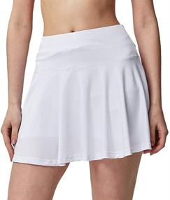 img 4 attached to Raroauf Womens Lightweight Pleated Athletic Women's Clothing and Skirts