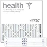 🌬️ ultimate air filtration: airx health 20x20x1 pleated filter for enhanced indoor wellness logo