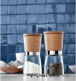 img 3 attached to 🧂 WMF 0652314500 Salt and Pepper Mills Set: Elegant Wooden Duo for Perfect Seasoning