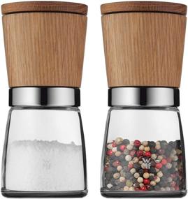 img 4 attached to 🧂 WMF 0652314500 Salt and Pepper Mills Set: Elegant Wooden Duo for Perfect Seasoning