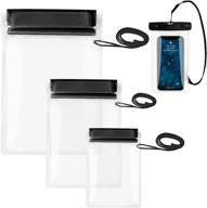 📱 4-pack keteba clear waterproof bags - water tight cases, pouch dry bags, ideal for mobile phone, camera, maps - perfect for kayaking, boating, and document holder логотип
