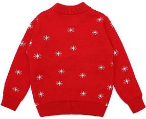img 3 attached to Childrens Toddlers Crewneck Turtleneck Christmas Boys' Clothing