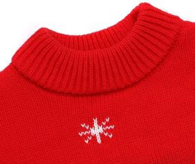 img 2 attached to Childrens Toddlers Crewneck Turtleneck Christmas Boys' Clothing