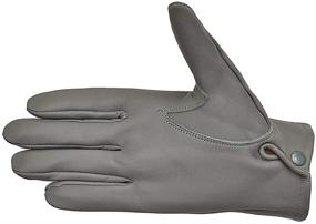 img 2 attached to 🧤 Premium Small Leather Driving Dress Gloves: Must-Have Men's Accessories
