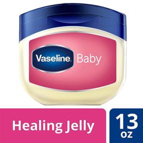 img 3 attached to 👶 Vaseline Baby 100% Pure Petroleum Jelly, 13 oz (Pack of 3): Ultimate Moisturization for Infants, Delicate Skin Care