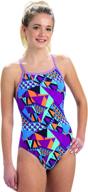 👙 stylishly stand out with dolfin uglies women's v-2 back one piece swimsuit logo