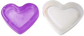 img 3 attached to ❤️ Love Heart Shape Ashtray Polymer Clay Silicone Mold: Crafting, Resin Epoxy Making DIY Decoration Tools - Semi-Transparent S088