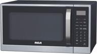 rca rmw1205 1.2 cu ft microwave with air 🍽️ fryer and convection oven - xl capacity, stainless steel finish logo