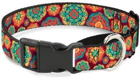 img 4 attached to Buckle Down Martingale Dog Collar Turquoise