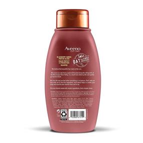 img 3 attached to Aveeno Blackberry Quinoa Protein Blend Sulfate-Free Shampoo: Best Color-Treated Hair Protection, Strengthening & Moisturizing, Paraben & Dye-Free, 12 Fl Oz
