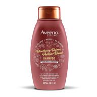 aveeno blackberry quinoa protein blend sulfate-free shampoo: best color-treated hair protection, strengthening & moisturizing, paraben & dye-free, 12 fl oz logo