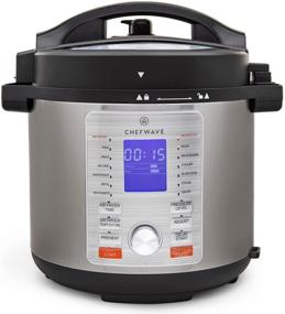 img 3 attached to 🍳 ChefWave Swap Pot 12-in-1 Pressure Cooker and Air Fryer: The Ultimate Multi-Cooking Appliance with 6 Quart Capacity