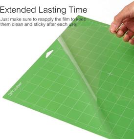 img 2 attached to 🔪 3 Pieces Standardgrip Cutting Mat 12x12: Perfect for Cricut Maker 3/Explore 3/Air 2/Air/One-Diymaker – Non-slip Sticky Surface!