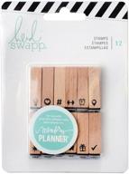 american crafts memory planner wooden logo