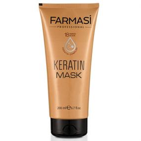 img 4 attached to 🧴 Farmasi Keratin Therapy Repairing Mask - 200 ml / 6.67 fl.oz. for Optimal Hair Care