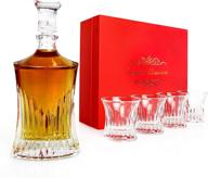 high-end whiskey decanter set with glasses logo