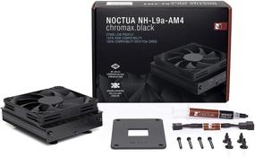 img 1 attached to 💻 Noctua NH-L9a-AM4 chromax.Black CPU Cooler - Low-Profile Cooler for AMD AM4 (Black)