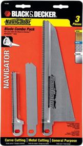 img 1 attached to 🔪 Enhance Your Electric Hand Saw with BLACK+DECKER Navigator Model 3-Piece Replacement Blade Set (74-598)