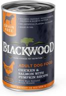 🐶 american-made all-natural grain-free wet dog food by blackwood pet, 13 oz. can, pack of 12 - available in 4 flavor varieties logo