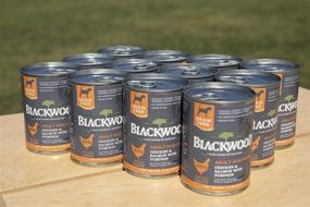 img 1 attached to 🐶 American-Made All-Natural Grain-Free Wet Dog Food by Blackwood Pet, 13 oz. Can, Pack of 12 - Available in 4 Flavor Varieties