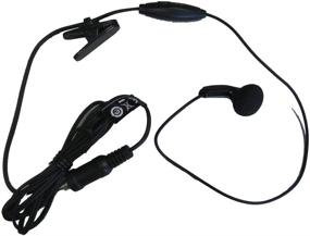 img 1 attached to 🎧 Yaesu SSM-55A VC27 Earpiece/Microphone - Compatible with Yaesu & Standard Radio Models VX-6R, HX370, FT-270R, HX471 & More