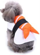 🍣 halloween funny pet costume: sushi dog fish food theme логотип