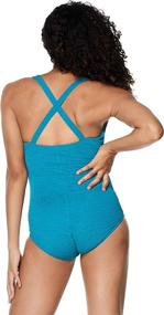 img 1 attached to Speedo Swimsuit Texture Crossback Moderate