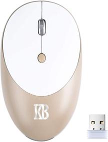 img 4 attached to 🖱️ Enhanced Mobility: 2.4G Wireless Mouse for Laptop MacBook iPad - USB Receiver Included!