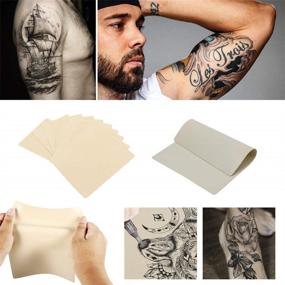 img 1 attached to 🔥 Romlon 8Pcs Tattoo Practice Skin - Double Sided Tattoo Skin for Beginners and Experienced Artists