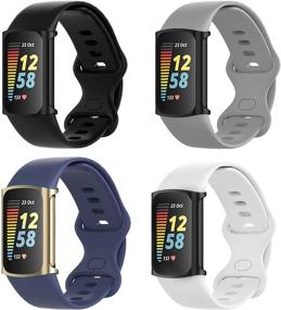 img 4 attached to Compatible Replacement Straps，Soft Smartwatch Accessories