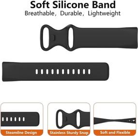 img 1 attached to Compatible Replacement Straps，Soft Smartwatch Accessories
