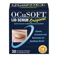 👀 ocusoft lid scrub original pre-moistened pads - 30 count (pack of 3) logo