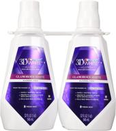 🦷 crest 3d white multi-care whitening rinse - twin pack (2 ct), 32 oz. logo