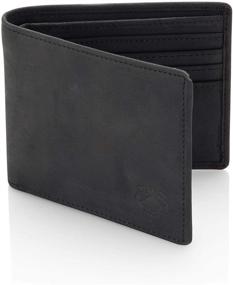 img 1 attached to Stealth Mode Leather Wallet Men Men's Accessories