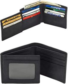 img 2 attached to Stealth Mode Leather Wallet Men Men's Accessories