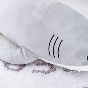 img 1 attached to Ocean Stuffed Animals Shark Pillows