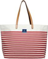 aqva friendly striped cotton stripes women's handbags & wallets and shoulder bags logo