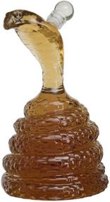 img 1 attached to King Cobra Snake Whiskey Decanter: Unleash the Spirit With The Wine Savant Snake Glass Decanter