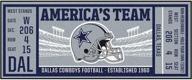 фанатские коврики dallas cowboys nfl dallas cowboys ticket логотип