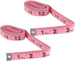 img 2 attached to Singer 60-Inch Tape Measure 2 Pack: Accurate and Reliable Measuring Tool for Crafting and Sewing Projects