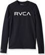 rvca boys long sleeve rashguard boys' clothing for swim logo