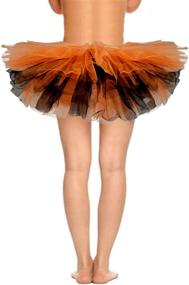 img 2 attached to CahcyElilk Women's Mini Puffy Bubble 6-Layered Ballet Halloween Tutu Costume for Runners