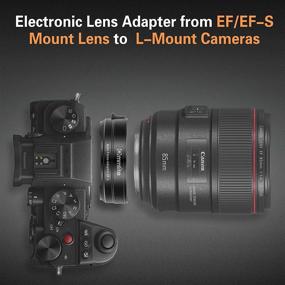 img 3 attached to 📸 Commlite cm-EF-L AF Lens Adapter for Canon EF/EF-S Lens to L Mount Cameras, Lens Converter for Panasonic S5/S1/S1R/S1H, Leica SL601/SL2, and Sigma FP Cameras