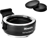 📸 commlite cm-ef-l af lens adapter for canon ef/ef-s lens to l mount cameras, lens converter for panasonic s5/s1/s1r/s1h, leica sl601/sl2, and sigma fp cameras logo
