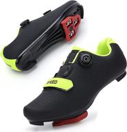 🚲 genai men road bike shoes + women cycling shoes set - get cleats included! compatible with lock spd/spd-sl for indoor/outdoor cycling exercises logo