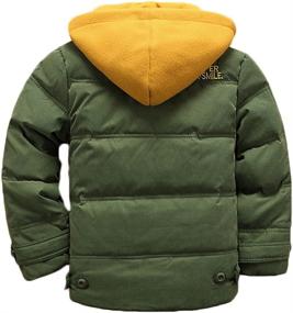 img 3 attached to Valentina Winter Thicken Quilted Outdoor Boys' Clothing : Jackets & Coats