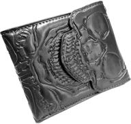 💀 kreepsville men's ribcage skull wallet logo