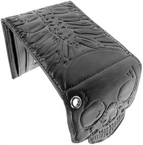 img 2 attached to 💀 Kreepsville Men's Ribcage Skull Wallet