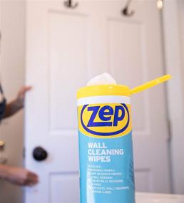 img 2 attached to 🧽 Zep Wall Cleaning Wipes 35 count (Pack of 2) - Effortlessly Remove Crayon, Dirt, and Scuff Marks from Walls