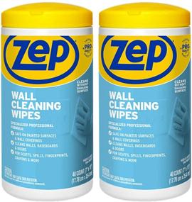 img 3 attached to 🧽 Zep Wall Cleaning Wipes 35 count (Pack of 2) - Effortlessly Remove Crayon, Dirt, and Scuff Marks from Walls